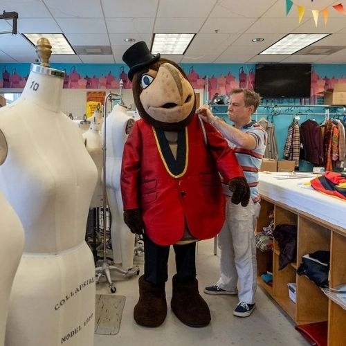 Testudo tux fitting_Costume Shop_The Clarice